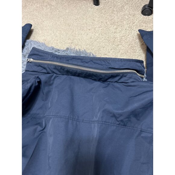 Mini Womens XL Navy Jacket With Neon Hood & Union Jack Lining - Picture 9 of 9